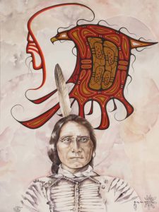 Friends United - Native Art - Canada - Halina Stopyra – Jay Bell Redbird