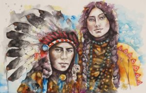 Friends United - Native Art - Canada - Halina Stopyra