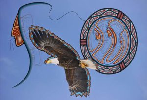 Friends United - Native Art - Canada - Jay Bell Redbird - Rolf Bouman Collaboration