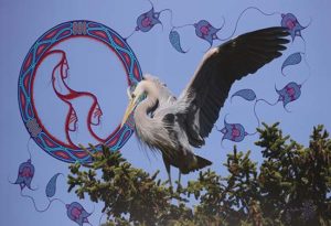 Friends United - Native Art - Canada - Jay Bell Redbird - Rolf Bouman Collaboration
