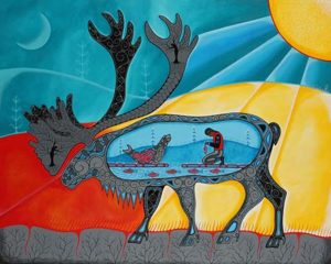 Friends United - Native Art - Canada - Loretta Gould