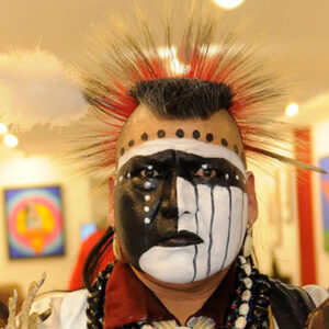 Thomas Clair, portrait photograph of the Mi’kmaq artist.
