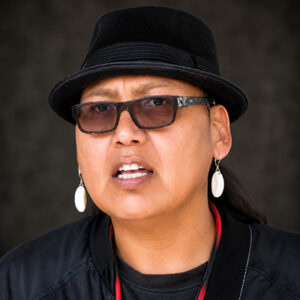 Thomas Clair, portrait photograph of the Mi’kmaq artist.