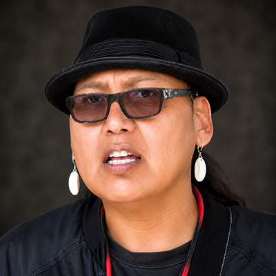 Thomas Clair, portrait photograph of the Mi’kmaq artist.