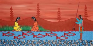 Friends United - Native Art - Canada - Loretta Gould