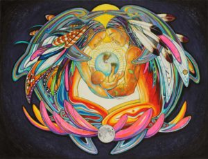 Friends United - Native Art - Canada - Mindy Eva Oulette