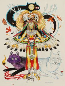 Friends United - Native Art - Canada - Mindy Eva Oulette