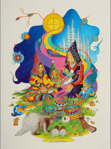 Mindeva — Grandmother moon keeper of the sacred art