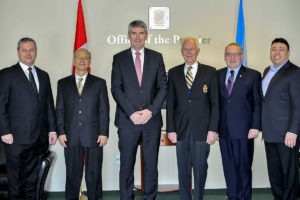 Friends United Convention Center - Cape Breton Island - Rolf Bouman - Meeting Premiers of Nova Scotia