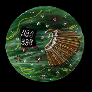 Shannon Monk, Mikmaq and Maori Friends - Stained Glass