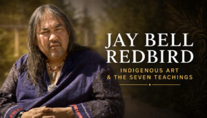 Jay Bell Redbird and Rolf Bouman discuss the Seven Teachings, nature and Indigenous art at Friends United.