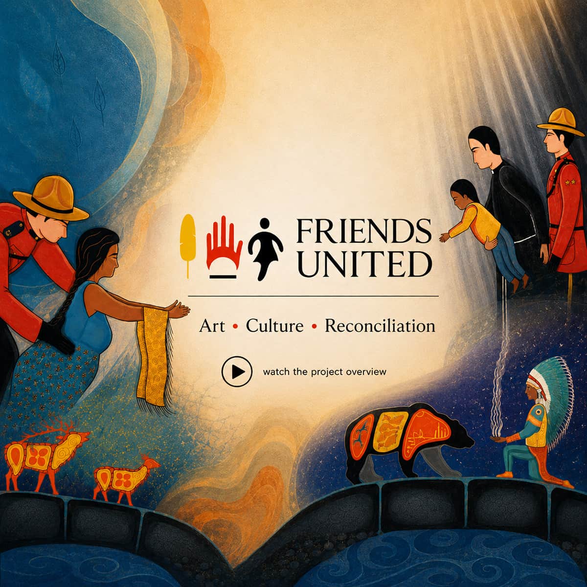 Friends United Foundation project overview video about First Nations art, culture and reconciliation