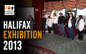 Friends United team during the Halifax Exhibition 2013 at Casino Nova Scotia, marking an early milestone in the Friends United project.