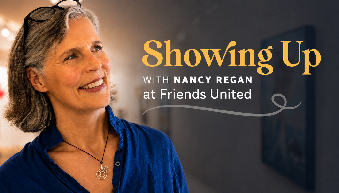 Nancy Regan with Eric Schweig and Hereditary Chief Stephen Augustine in Showing Up at Friends United