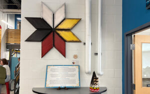 Indigenous art and cultural display at the Canada Border Services Agency in Halifax