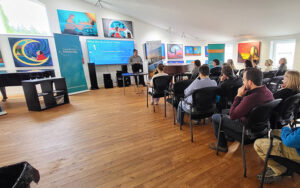 Cape Breton Partnership presentation with participants at the Friends United International Convention Centre